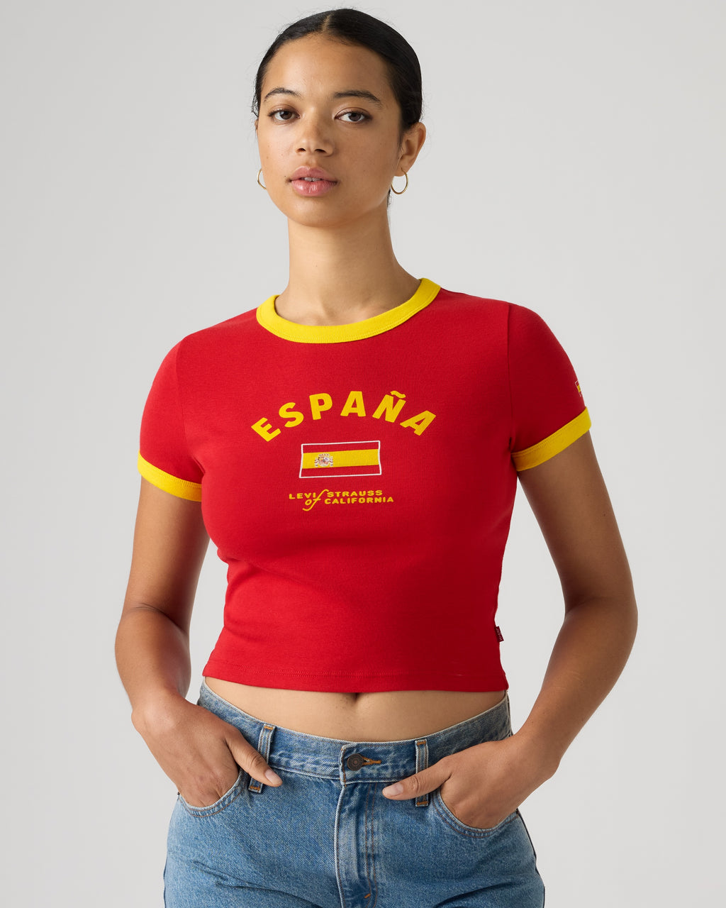 Espa?a Mini Ringer Tee