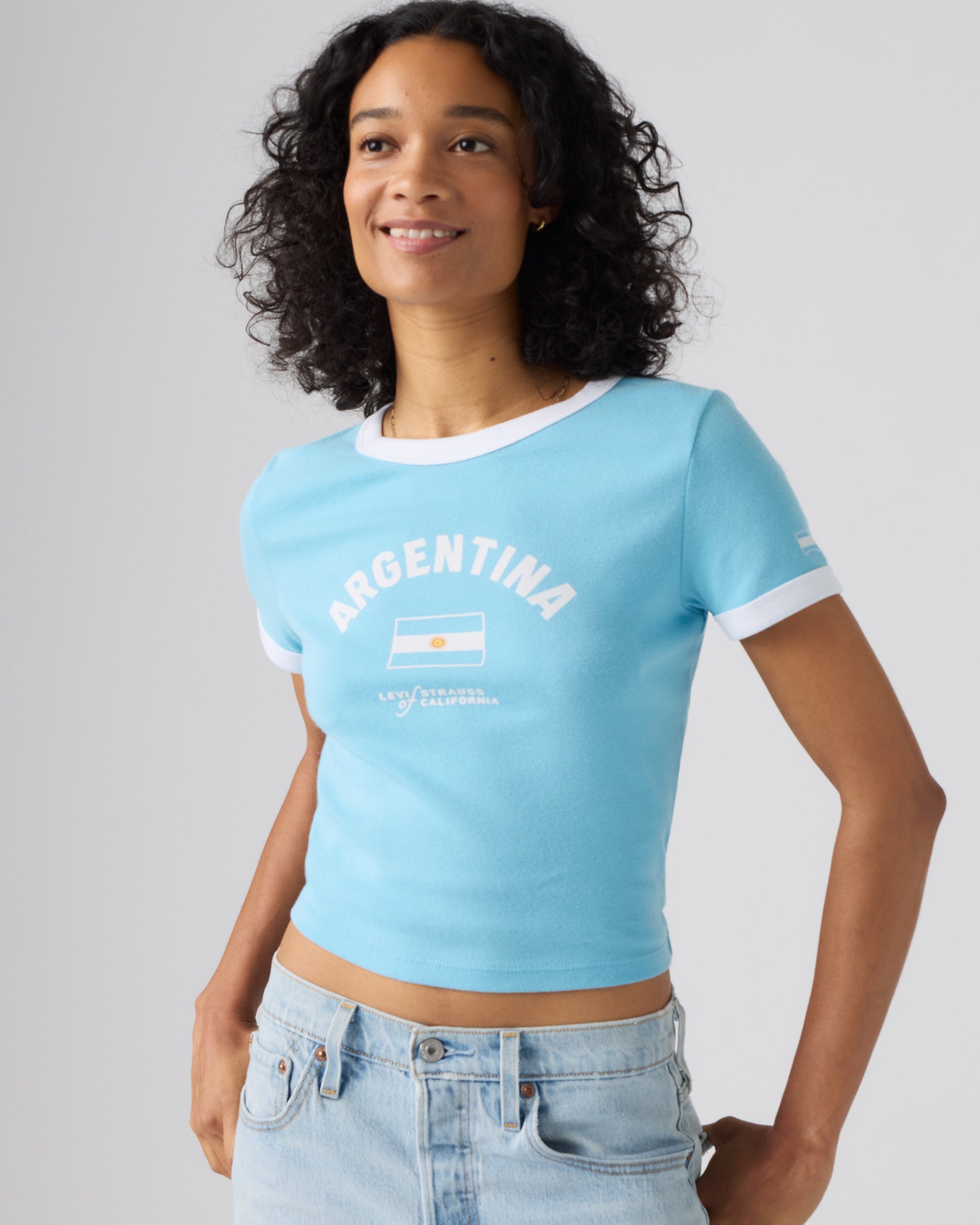 Argentina Mini Ringer Tee
