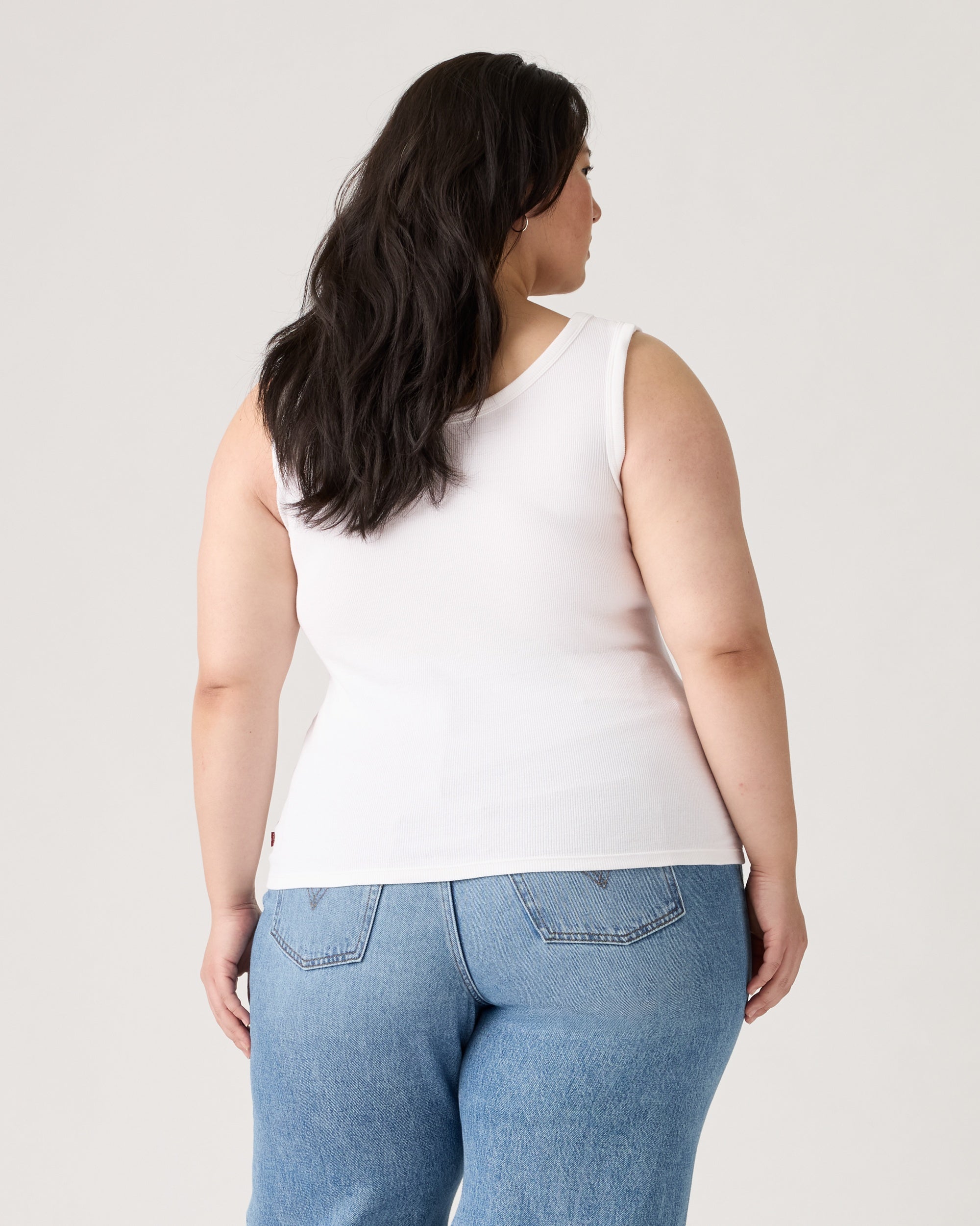 Hayes Ribbed Tank Top (plus Size)