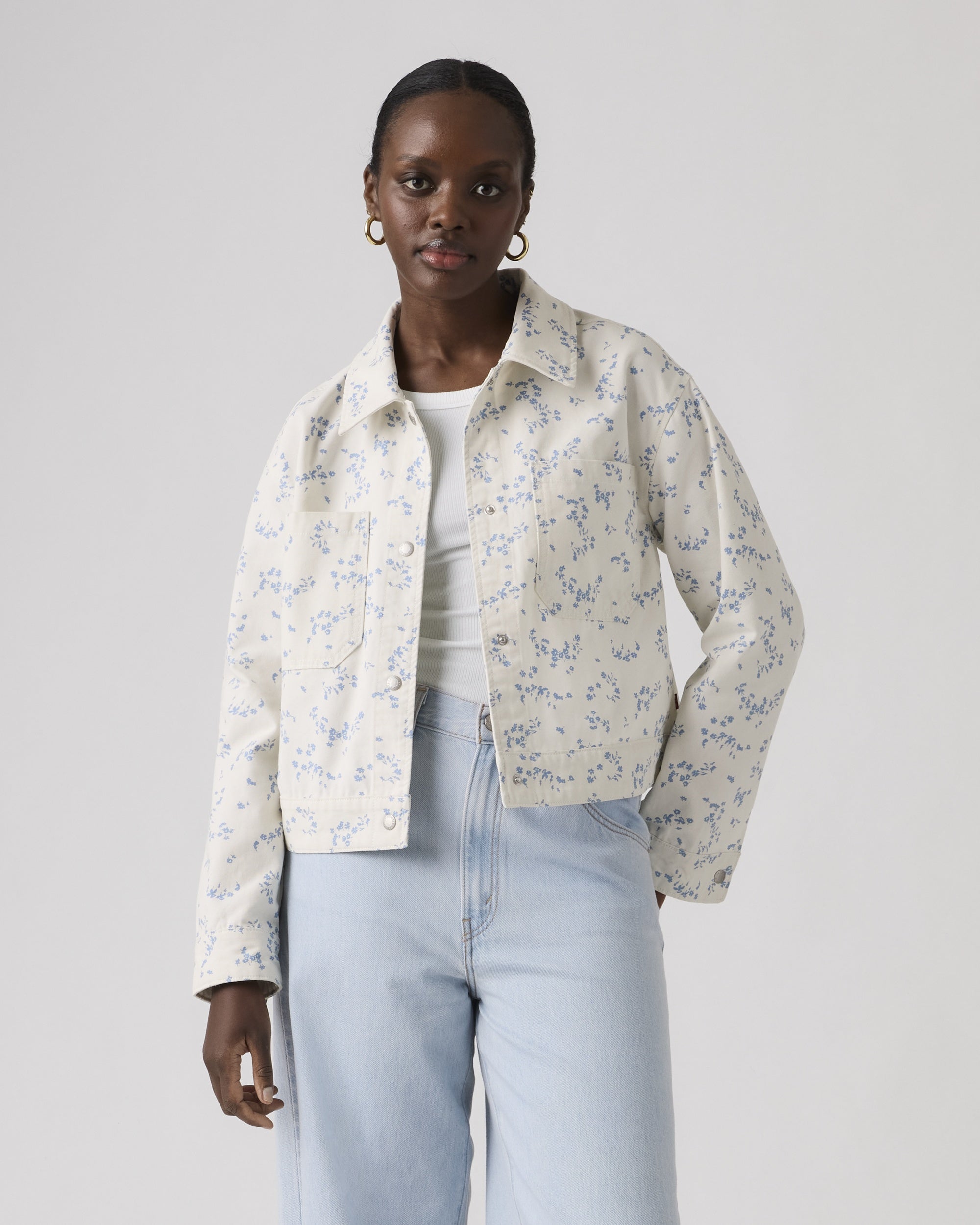 Gaelle Long-sleeve Crochet Pullover