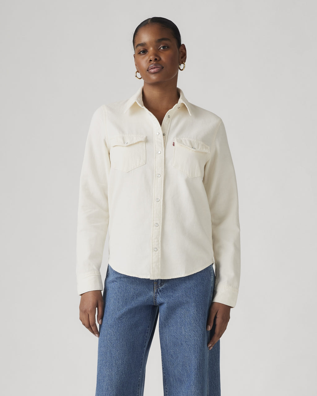Short-sleeve Logan Western Midi Dress