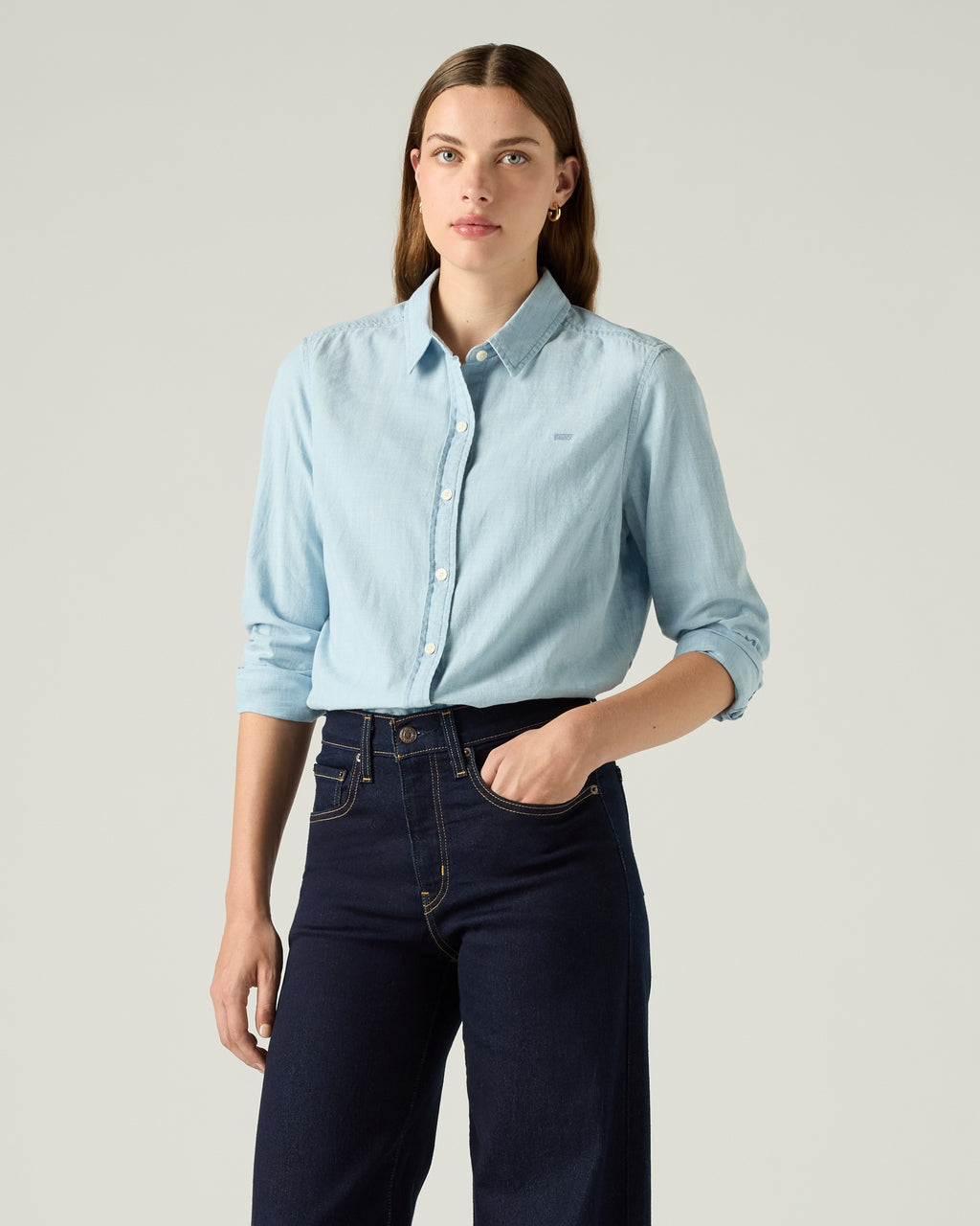 Logan Short-sleeve Denim Shirt