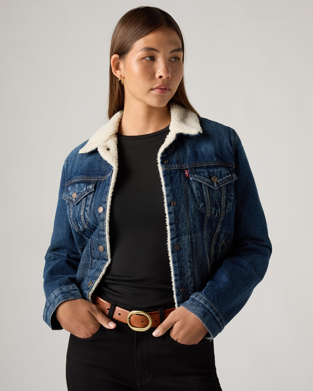 90s Sherpa Trucker Jacket