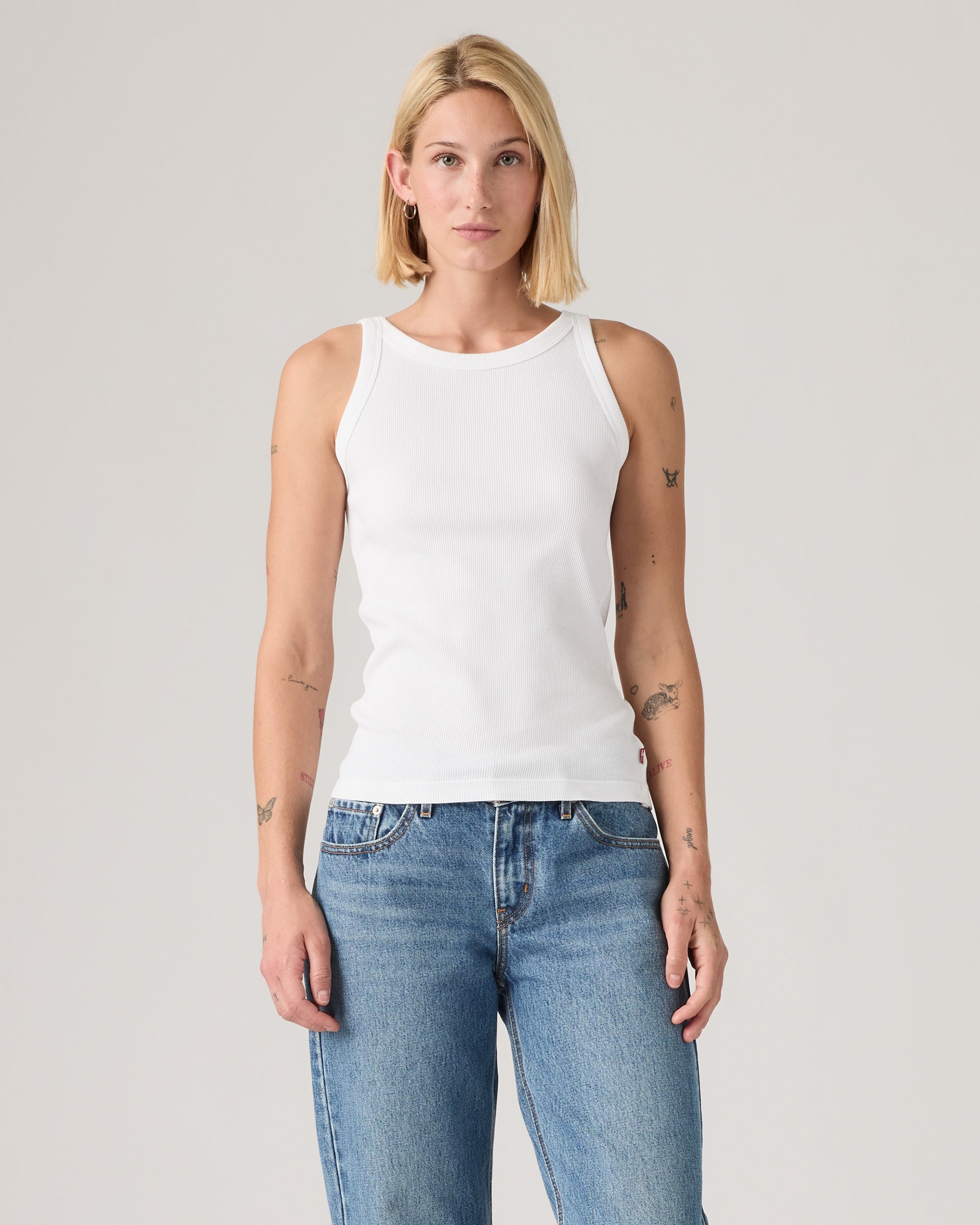 Abbey Tie-shoulder Sweater Tank Top
