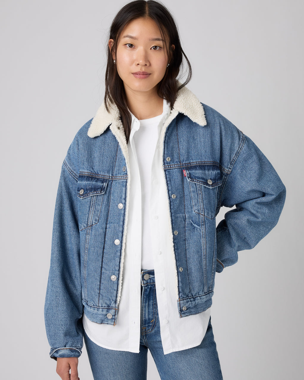 90s Sherpa Trucker Jacket