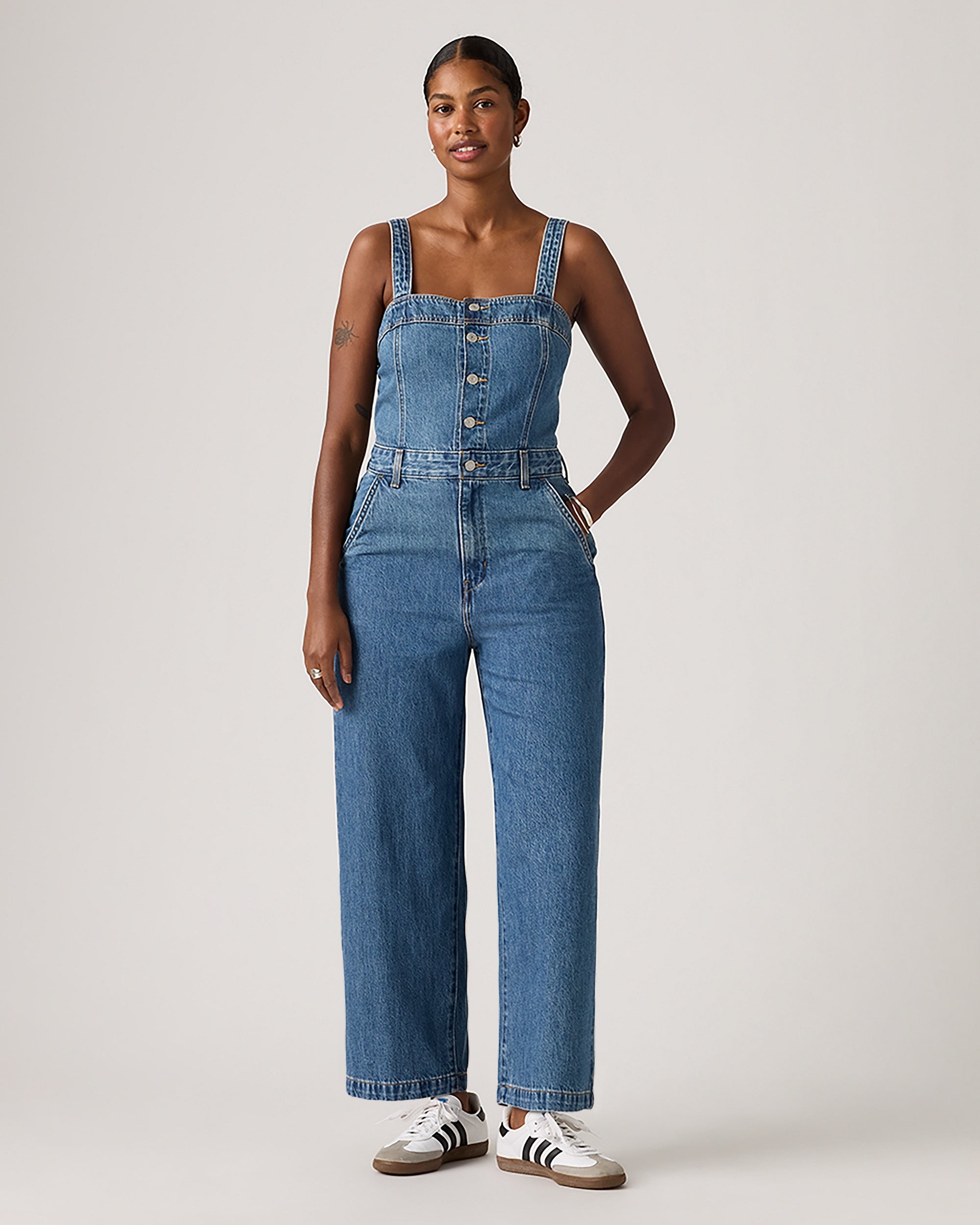 Ribcage Wide Leg Braided Women's Jeans
